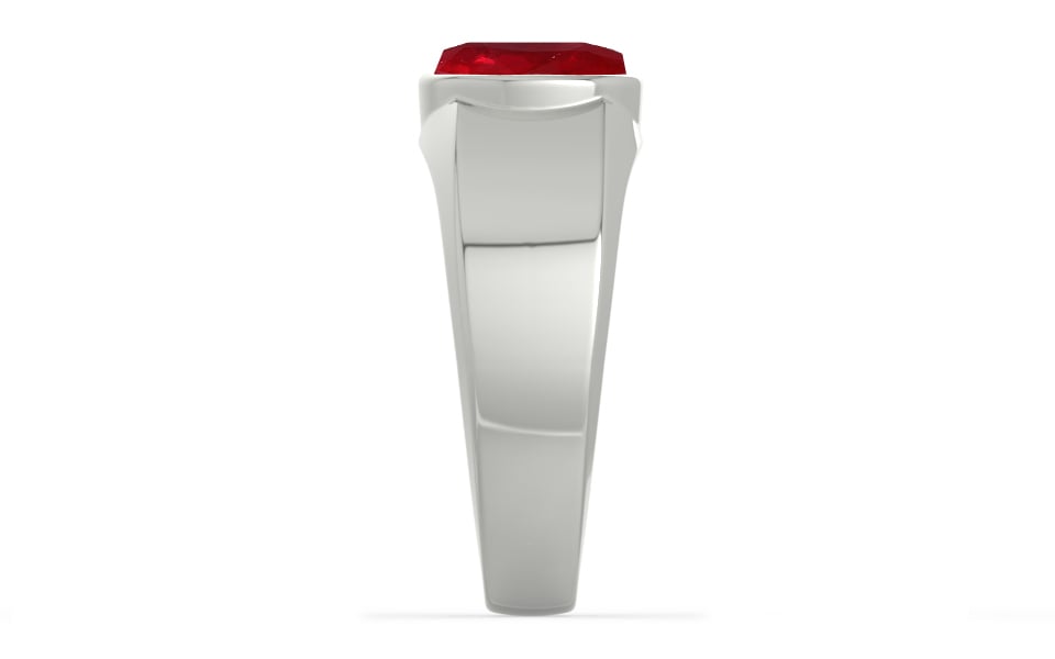 Sterling Silver Ruby Ring Rare Quality (R10)