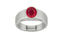 Sterling Silver Ruby Ring Rare Quality (R10)