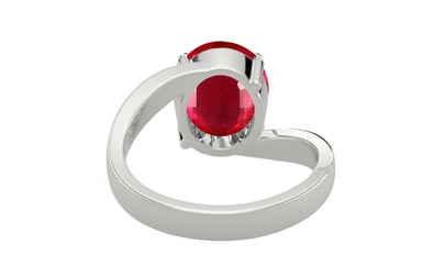 Sterling Silver Ruby Ring Rare Quality (R2)