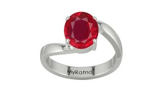 Sterling Silver Ruby Ring Rare Quality (R2)