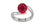 Sterling Silver Ruby Ring Rare Quality (R2)