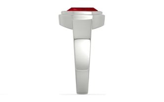 Sterling Silver Ruby Ring Rare Quality (R3)