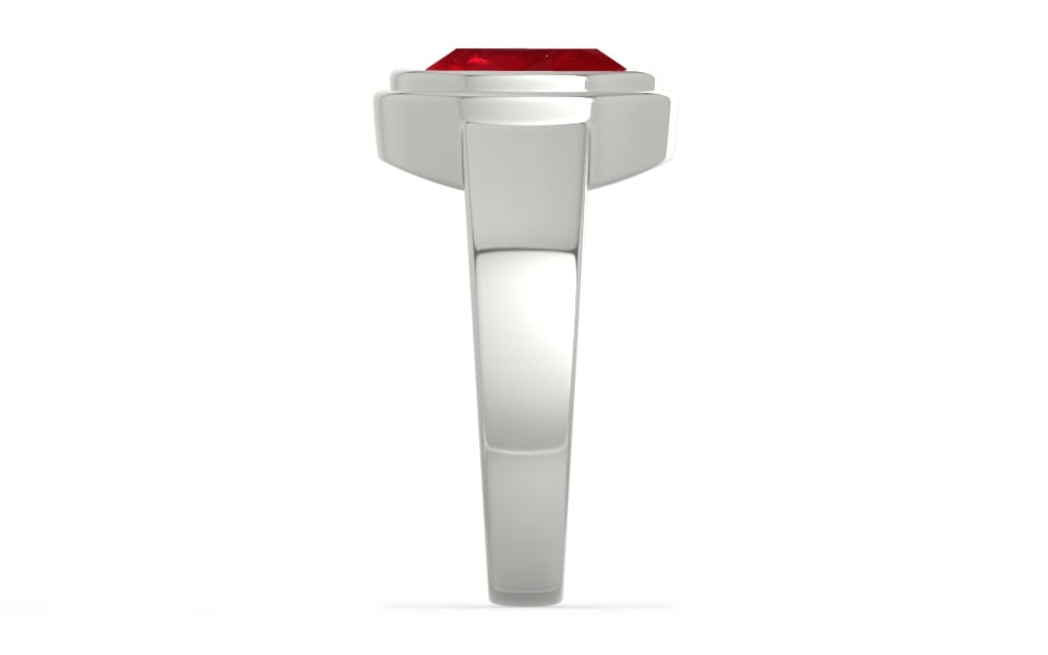 Sterling Silver Ruby Ring Rare Quality (R3)