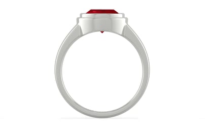 Sterling Silver Ruby Ring Rare Quality (R3)