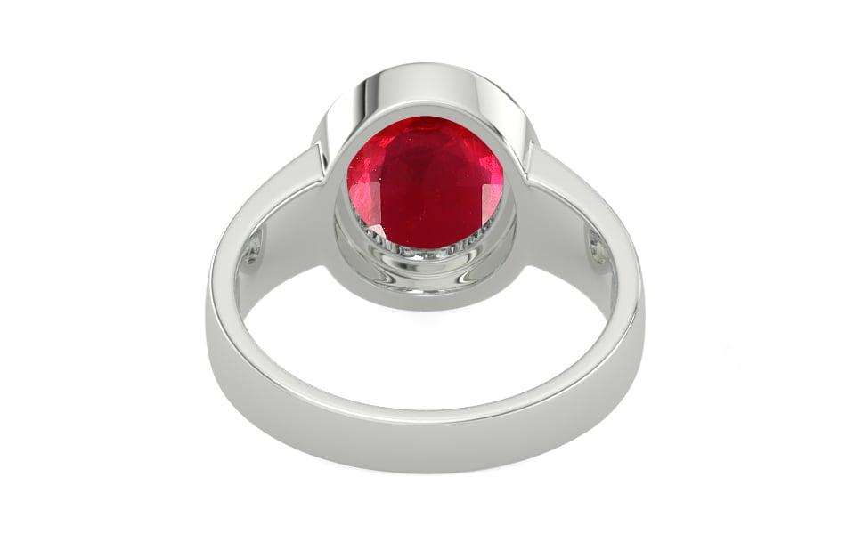 Sterling Silver Ruby Ring Rare Quality (R3)