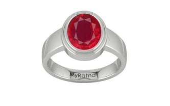 Sterling Silver Ruby Ring Rare Quality (R3)
