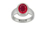 Sterling Silver Ruby Ring Rare Quality (R3)