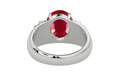 Sterling Silver Ruby Ring Rare Quality (R4)