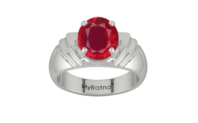Sterling Silver Ruby Ring Rare Quality (R4)