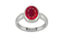Sterling Silver Ruby Ring Rare Quality (R6)
