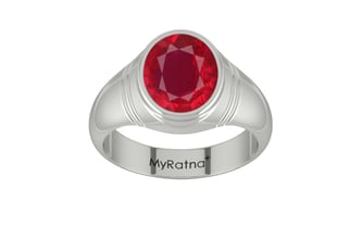 Sterling Silver Ruby Ring Rare Quality (R7)
