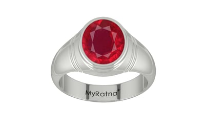 Sterling Silver Ruby Ring Rare Quality (R7)