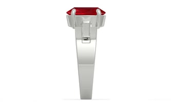 Sterling Silver Ruby Ring Rare Quality (R8)