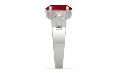 Sterling Silver Ruby Ring Rare Quality (R8)