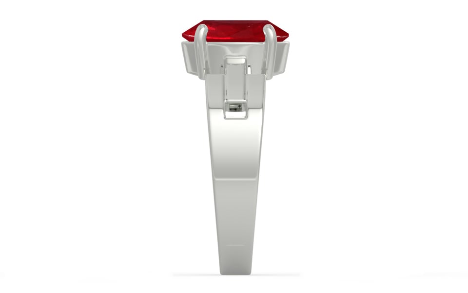 Sterling Silver Ruby Ring Rare Quality (R8)