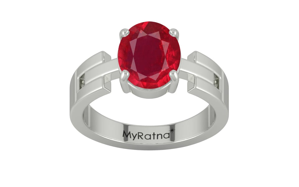 Sterling Silver Ruby Ring Rare Quality (R8)