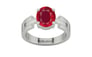 Sterling Silver Ruby Ring Rare Quality (R8)