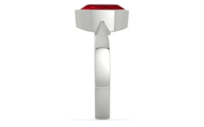 Sterling Silver Ruby Ring Rare Quality (R9)