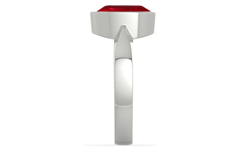 Sterling Silver Ruby Ring Rare Quality (R9)