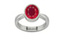Sterling Silver Ruby Ring Rare Quality (R9)