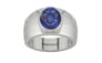 Sterling Silver Thailand Blue Sapphire Ring Fine Quality (R1)