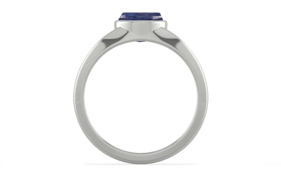 Sterling Silver Thailand Blue Sapphire Ring Fine Quality (R10)