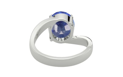 Sterling Silver Thailand Blue Sapphire Ring Fine Quality (R2)