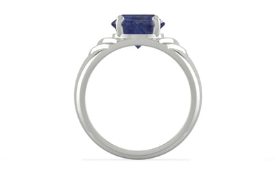 Sterling Silver Thailand Blue Sapphire Ring Fine Quality (R4)
