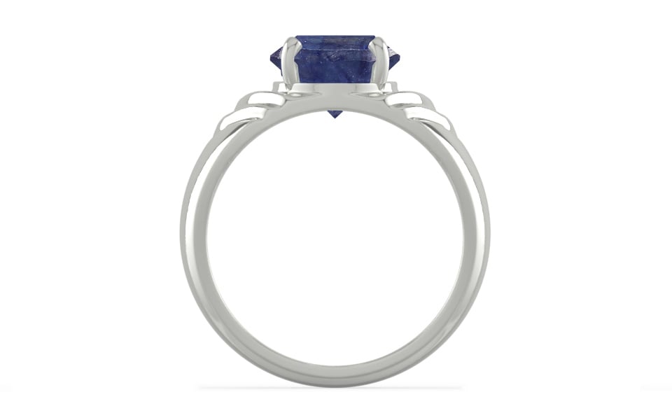 Sterling Silver Thailand Blue Sapphire Ring Fine Quality (R4)