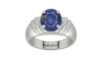 Sterling Silver Thailand Blue Sapphire Ring Fine Quality (R4)