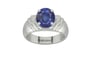 Sterling Silver Thailand Blue Sapphire Ring Fine Quality (R4)