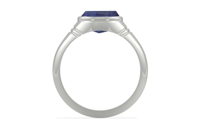 Sterling Silver Thailand Blue Sapphire Ring Fine Quality (R7)