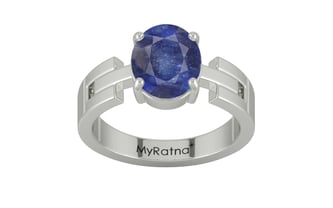 Sterling Silver Thailand Blue Sapphire Ring Fine Quality (R8)
