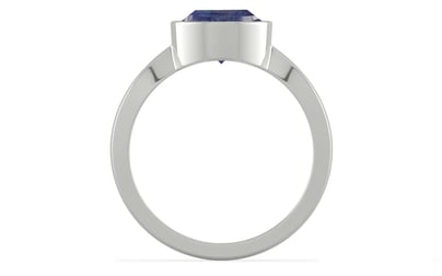 Sterling Silver Thailand Blue Sapphire Ring Fine Quality (R9)