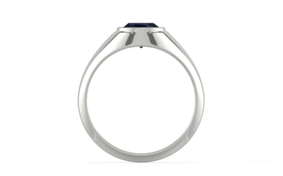 Sterling Silver Thailand Blue Sapphire Ring Limited Quality (R12)