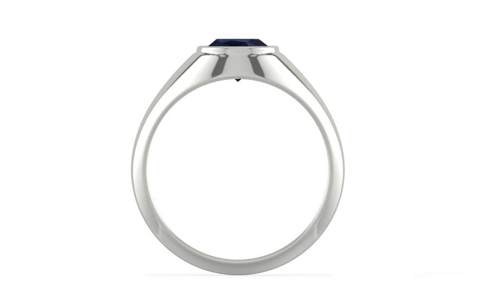 Sterling Silver Thailand Blue Sapphire Ring Limited Quality (R12)