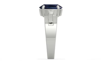 Sterling Silver Thailand Blue Sapphire Ring Limited Quality (R8)