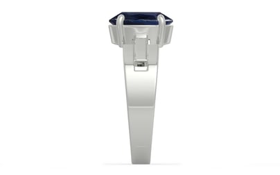 Sterling Silver Thailand Blue Sapphire Ring Limited Quality (R8)