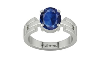 Sterling Silver Thailand Blue Sapphire Ring Limited Quality (R8)