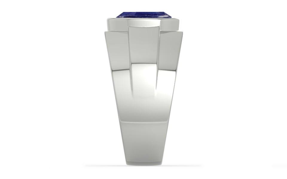 Sterling Silver Thailand Blue Sapphire Ring Prime Quality (R1)