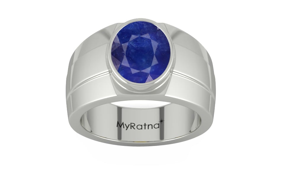 Sterling Silver Thailand Blue Sapphire Ring Prime Quality (R1)