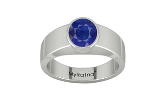 Sterling Silver Thailand Blue Sapphire Ring Prime Quality (R10)