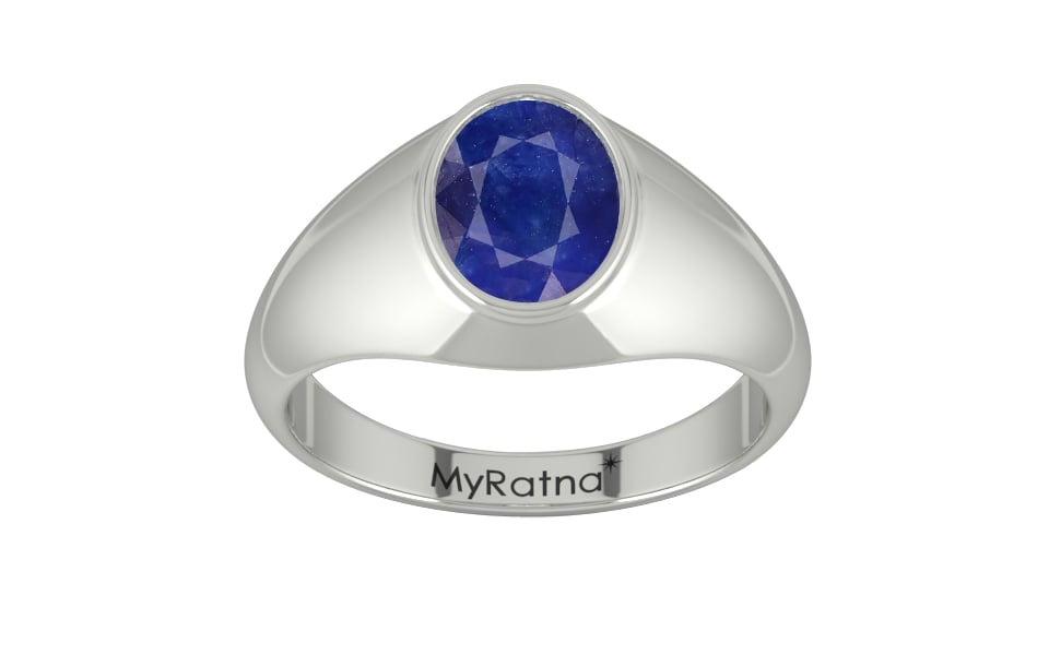 Sterling Silver Thailand Blue Sapphire Ring Prime Quality (R12)