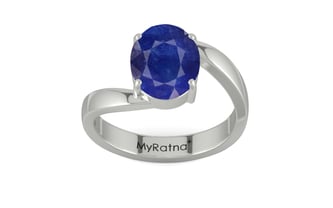 Sterling Silver Thailand Blue Sapphire Ring Prime Quality (R2)