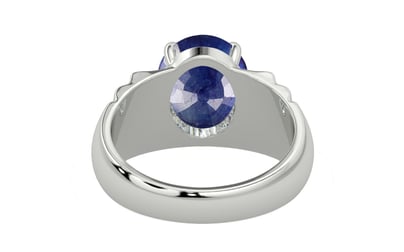 Sterling Silver Thailand Blue Sapphire Ring Prime Quality (R4)