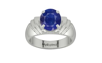 Sterling Silver Thailand Blue Sapphire Ring Prime Quality (R4)