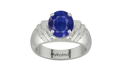Sterling Silver Thailand Blue Sapphire Ring Prime Quality (R4)