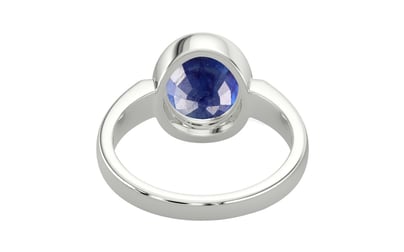 Sterling Silver Thailand Blue Sapphire Ring Prime Quality (R6)