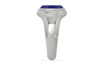 Sterling Silver Thailand Blue Sapphire Ring Prime Quality (R7)