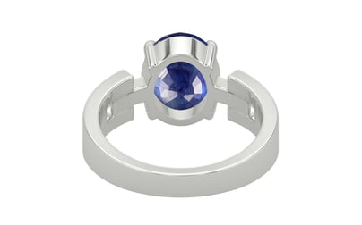 Sterling Silver Thailand Blue Sapphire Ring Prime Quality (R8)